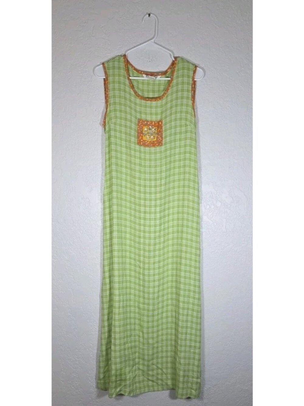 F.L. Malik Vintage y2k Cottagecore Maxi Floral Shift Dress Small Pheboe Buffay